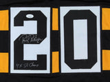 Rocky Bleier Signed Pittsburgh Steelers Jersey Inscribed "4xS B Champ"(JSA COA)