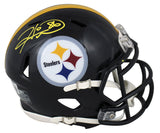 Steelers Hines Ward Authentic Signed Speed Mini Helmet w/ Yellow SIg BAS Witness