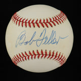 Bob Feller Signed OML Baseball (JSA COA) Cleveland Indians 266 Wins / 2581 K's
