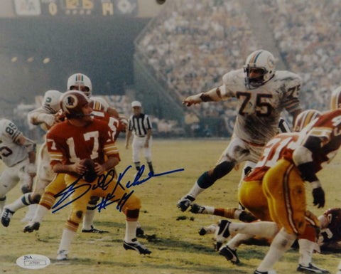 Bill Kilmer Autographed Washington Redskins 8x10 Against Dolphins Photo- JSA Aut