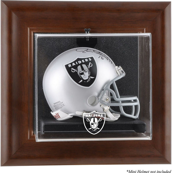 Raiders Brown Mini Helmet Display Case - Fanatics