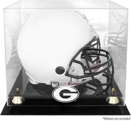 Georgia Bulldogs Golden Classic Logo Helmet Display Case - Fanatics