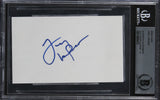 Cardinals Tony LaRussa Authentic Signed 3x5 Index Card Auto 10! BAS Slabbed