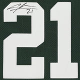 Charles Woodson Packers Signed Green Mitchell & Ness SB XLV Throwback Jersey