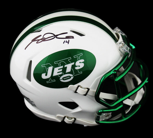 Sam Darnold Signed New York Jets Speed NFL Mini Helmet With Chrome Decal