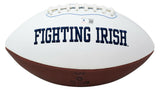 Kyren Williams Signed Notre Dame Fighting Irish Logo Football Go Irish! BAS