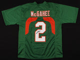 Willis McGahee Signed Miami Hurricanes Jersey (JSA COA) 2xPro Bowl Running Back