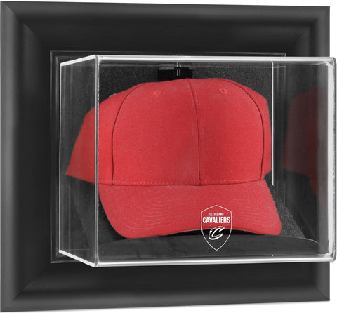 Cleveland Cavaliers Black Framed Wall-Mounted Cap Display Case