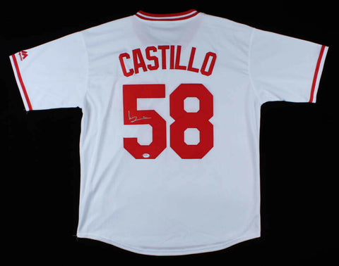 Luis Castillo Signed Cincinnati Reds Majestic MLB Jersey (PSA COA) 2019 All Star
