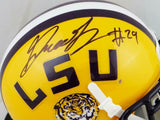 Andraez "Greedy" Williams Autographed LSU Tigers Schutt Mini Helmet- JSA W Auth