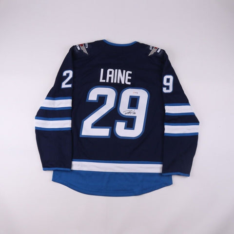 Patrik Laine Signed Winnipeg Jets Jersey (PSA) 2nd Overall Pick 2016 Draft
