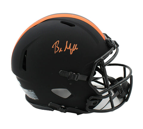 Baker Mayfield Signed Cleveland Browns Speed Authentic Eclipse NFL Helmet