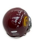 Charles White Signed Autographed USC Mini Helmet w/ Inscription TriStar