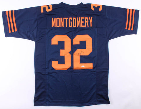 David Montgomery Signed Chicago Bears Color Rush Jersey (JSA COA) RB Iowa State