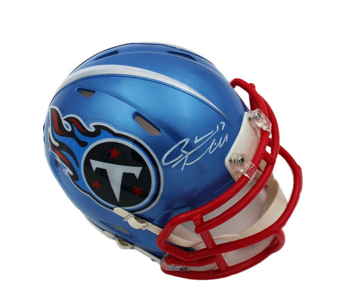 Ryan Tannehill Signed Tennessee Titans Speed Flash NFL Mini Helmet