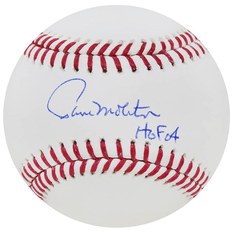 Paul Molitor Signed Rawlings Official MLB Baseball w/HOF'04 - (SCHWARTZ COA)