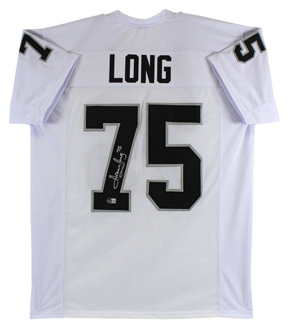 Howie Long Authentic Signed White Pro Style Jersey Autographed BAS Witnessed