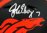 John Elway Autographed Denver Broncos Eclipse Speed Mini Helmet-Beckett W Holo