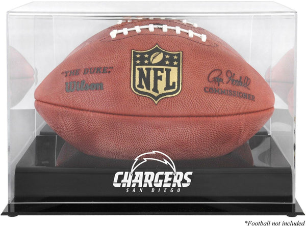 San Diego Chargers Black Base Football Display Case - Fanatics