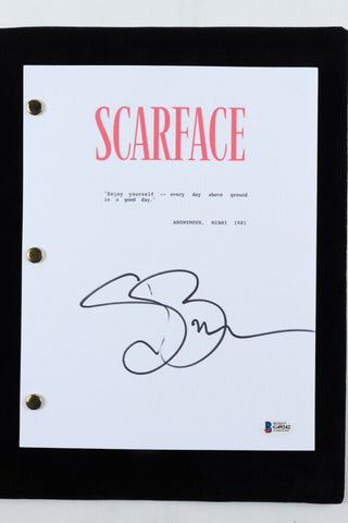 Steven Bauer (Manny Ribera) Signed "Scarface" Movie Script (Beckett Hologram)