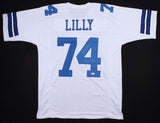 Bob Lilly Signed Dallas Cowboys Jersey Inscribed "HOF 80" (JSA COA)