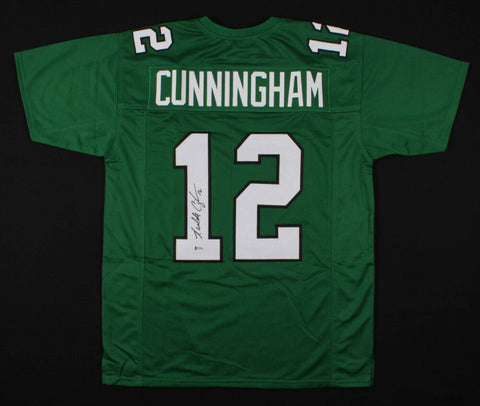 Randall Cunningham Signed Philadelphia Eagles Green Home Jersey (Beckett Holo)