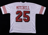 Elijah Mitchell Signed 49er Jersey (JSA COA) San Francisco Sophmore Running Back