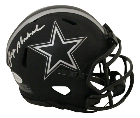 Roger Staubach Autographed Dallas Cowboys Eclipse Mini Helmet BAS 27448