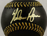 Nolan Ryan Autographed Rawlings OML Black Baseball - AIV Hologram *Gold