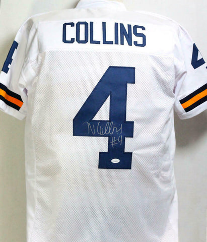 Nico Collins Autographed White College Style Jersey - JSA Witness