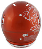 Bucs SB 37 Sapp, Brooks, Alstott +1 Signed Flash F/S Speed Proline Helmet BAS W