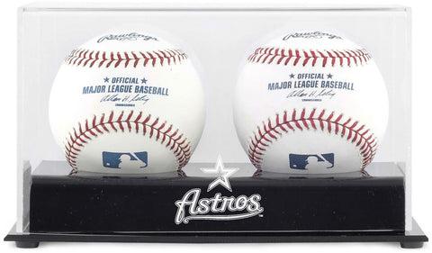 Astros Two Baseball Cube Logo Display Case - Fanatics