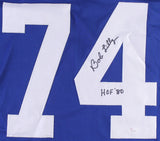 Bob Lilly Signed Dallas Cowboys Throwback Jersey Inscribed "HOF '80" (JSA COA)