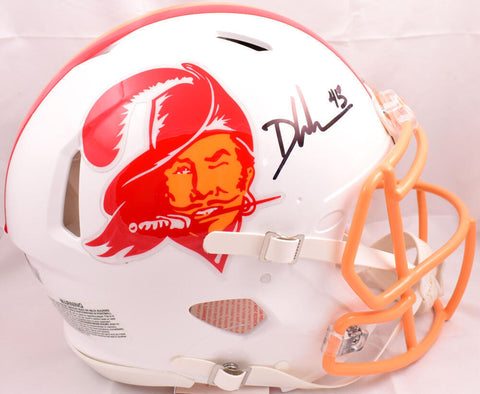 Devin White Signed Buccaneers F/S 76-96 Speed Authentic Helmet- Beckett W Holo