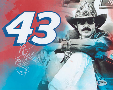 NASCAR Richard Petty Authentic Signed 8x10 Photo Autographed BAS #Z99407