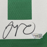 FRAMED Autographed/Signed JAYSON TATUM 33x42 Boston Celtics Green Green Jersey F