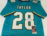 Fred Taylor Signed Jaguars Jersey (JSA COA) Jacksonville R.B. (1998-2008) Gators