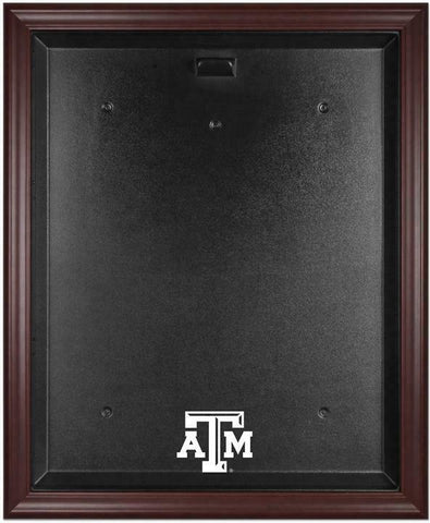 Texas A&M Aggies Mahogany Framed Logo Jersey Display Case - Fanatics Authentic