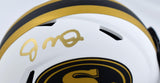 Joe Montana Autographed San Francisco 49ers Lunar Speed Mini Helmet-Fanatics