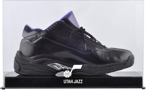 Utah Jazz Team Logo Basketball Shoe Display Case