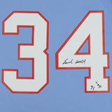 Earl Campbell Houston Oilers Signed Mitchell & Ness Blue Jersey & Insc