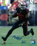 Matt Breida Autographed/Signed San Francisco 49ers 8x10 Photo BAS PF 23993