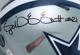Elliott/E.Smith/T.Dorsett Signed Cowboys F/S Speed Authentic Helmet-BeckettWHolo
