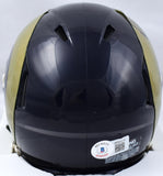 Marshall Faulk Autographed Rams 00-16 TB Speed Mini Helmet W/ HOF- BA W HOLO