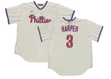 BRYCE HARPER Autographed Philadelphia Phillies Nike Cream Jersey FANATICS