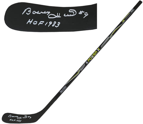 Bobby Hull Signed Franklin Power X 48 Inch F/S Hockey Stick w/HOF 1983 (SS COA)