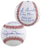 Mariano Rivera & Luis Gonzalez "Sorry Mo..." Signed Oml Baseball BAS & JSA