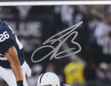 Saquon Barkley Signed Framed 16x20 Penn State Nittany Lions Jump Photo BAS