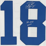 FRMD Peyton Manning Colts Signed Mitchell & Ness Super Bowl Auth Jersey w/Insc