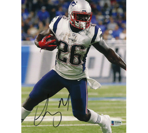 Sony Michel Signed New England Patriots Unframed 8x10 NFL Photo